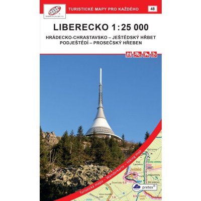 Liberecko 1 : 25 000 (2021, 1. vydání pretex, GOL_48) – Hledejceny.cz