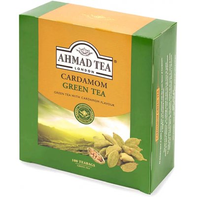 Ahmad Tea CARDAMOM GREEN Tea 100 x 2 g – Zboží Mobilmania