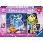 Ravensburger Sněhurka Popelka Ariel 3v1 3 x 49 dílků – Hledejceny.cz