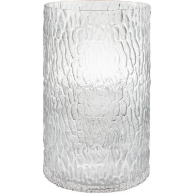 Storefactory Skleněný svícen / váza Ramvik 30 cm, čirá barva, sklo – Zboží Mobilmania