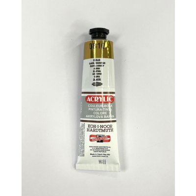 Koh-i-noor akrylové barvy Acrylic zlatá 40 ml – Sleviste.cz