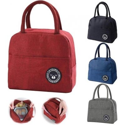 ZoneYan Lunch Bag, izolovaná taška, malá skládací chladicí taška do práce a do školy, pikniková – Zbozi.Blesk.cz