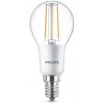 Philips stmívatelná LED kapka filament E14 40W 2700K 5W filament – Hledejceny.cz