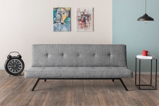 Atelier del Sofa 3-Seat Sofa-Bed ZolaLight Grey