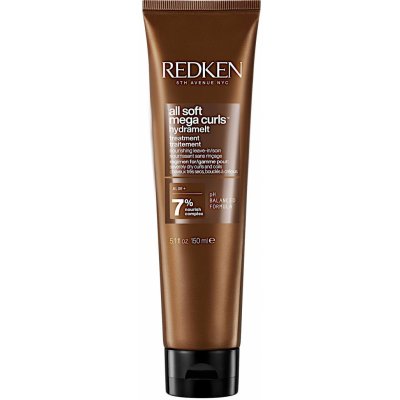 Bezoplachová péče pro suché vlnité a kudrnaté vlasy Redken All Soft Mega Curls - 150 ml – Hledejceny.cz