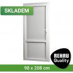 REHAU Smartline+ plné levé bílá 98 x 208 cm – Sleviste.cz