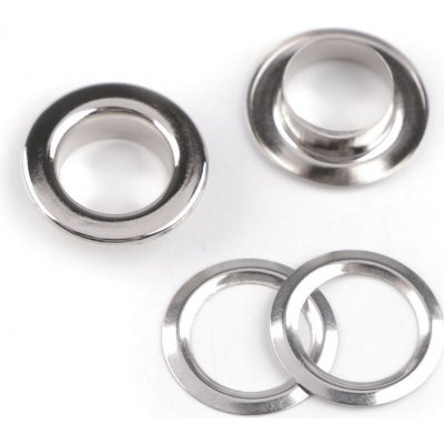 Průchodky s podložkou vnitřní Ø10 mm / vnější Ø16 mm Varianta: 1 nikl, Balení: 50 pár – Zboží Mobilmania