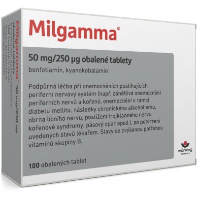 MILGAMMA POR 50MG/250MCG TBL OBD 100 – Sleviste.cz