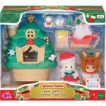 Sylvanian Families 5822 Domeček s vánočním stromečkem a baby figurky – Sleviste.cz