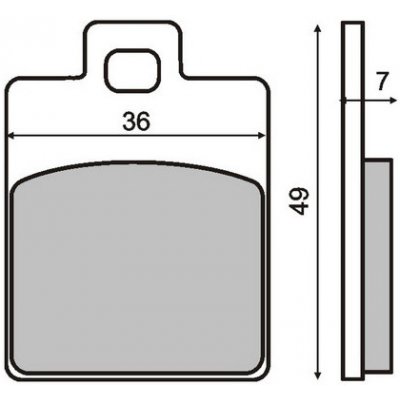 RMS Brzdové destičky 0300 RMS 225100300 | Zboží Auto
