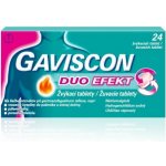 GAVISCON DUO EFEKT POR 250MG/106,5MG/187,5MG TBL MND 24 – Hledejceny.cz