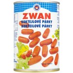 Zwan Koktejlové párky 74% masa 400 g – Zboží Dáma
