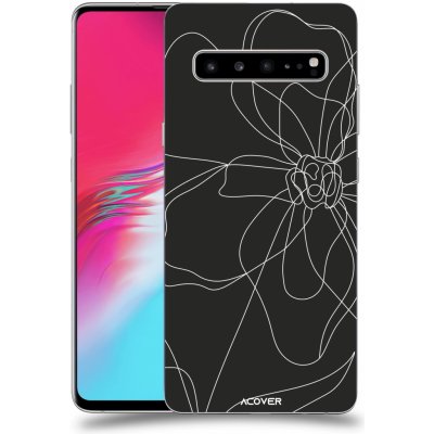 Pouzdro ACOVER Samsung Galaxy S10 G973 s motivem Line Flower I – Zboží Mobilmania