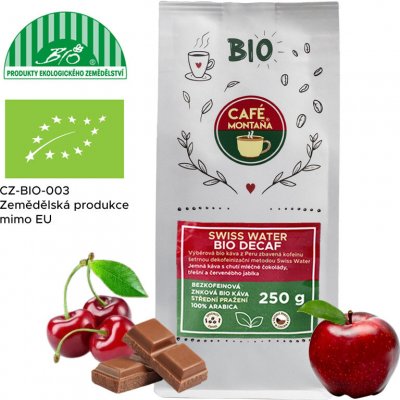 Café Montaña Bio Swiss Water Decafbio bez kofeinu 0,5 kg – Zboží Dáma