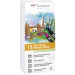 Tombow Oboustranný štětcový fix ABT - Pastels 18 ks – Zbozi.Blesk.cz