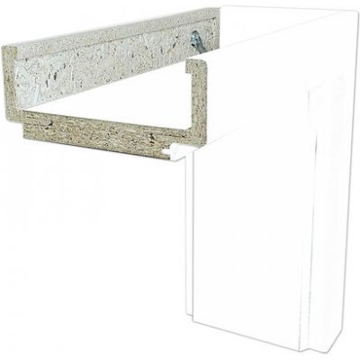Solodoor obložková zárubeň 70 P šířka 80 mm bílá snow lakovaná – Zboží Mobilmania