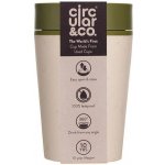 Circular & Co. recyklovaný kelímek na kávu 227 ml Barva: Krémová/Zelená – Zboží Mobilmania