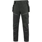 CXS Pánské pracovní kalhoty LEONIS černé s šedými doplňky
