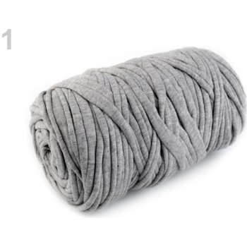 Špagety z tričkoviny T-shirt yarn 500 g 1ks - 158 Kč / ks 1 šedá holubí