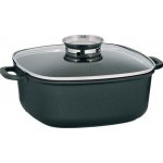 Kela pekáč z litého hliníku čtvercový s poklicí 28 cm KERROS – Zbozi.Blesk.cz