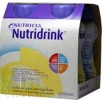 NUTRIDRINK S PŘÍCHUTÍ BANÁNOVOU POR SOL 4X200ML