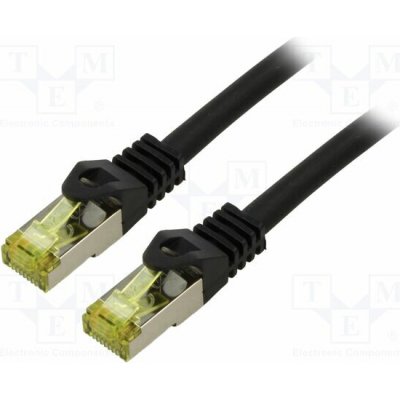 Goobay 69404 Patch S/FTP Kat: 6a RJ45 vidlice z obou stran lanko Cu – Zboží Živě