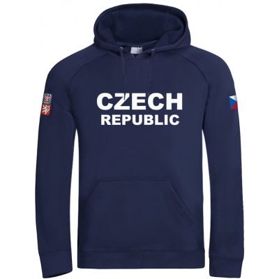 Progress CZ HOODY MAN Tmavě modrá,Bílá,Mix – Zboží Dáma