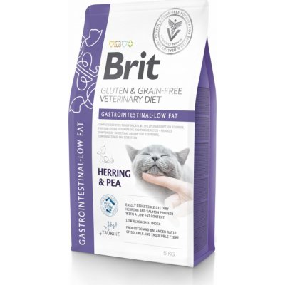 Brit Veterinary Diets Cat GF Gastrointestinal Low Fat 0,4 kg – Zboží Mobilmania