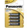 Baterie primární PANASONIC Alkaline Power AA 4ks 00231899