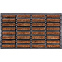 Hanse Home Collection Mix Mats Brushes 105647 Black Cocos 45x75 cm