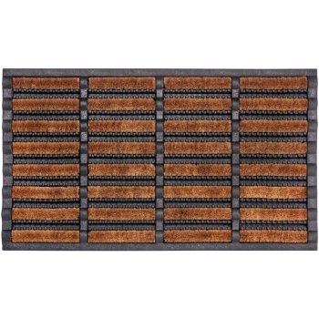 Hanse Home Collection Mix Mats Brushes 105647 Black Cocos 45x75 cm