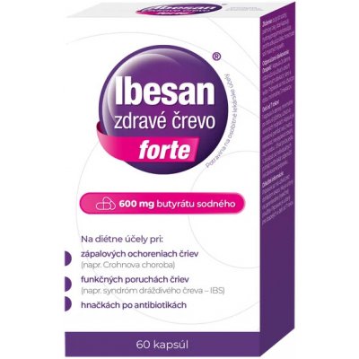 IBESAN Zdravé střevo Forte 60 kapslí – Hledejceny.cz