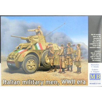 Master Box Italian military men WWII era 5 fig. MB35144 1:35 – Zboží Mobilmania