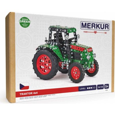 Merkur Traktor 4x4 zelený – Hledejceny.cz