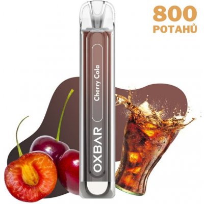 OXVA OXBAR C800 Cherry Cola 16 mg 800 potáhnutí 1 ks – Hledejceny.cz