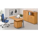 NABYTEK-DESIGNOVY.CZ - ZEP 1.6 11 Sestava kancelářského nábytku Komfort 1.6 buk – Zboží Dáma