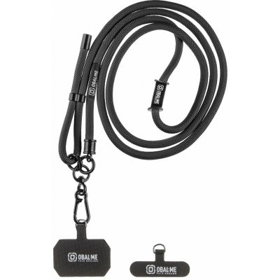Popruh OBAL:ME NeckTag na Telefon Black 143795 – Zboží Živě