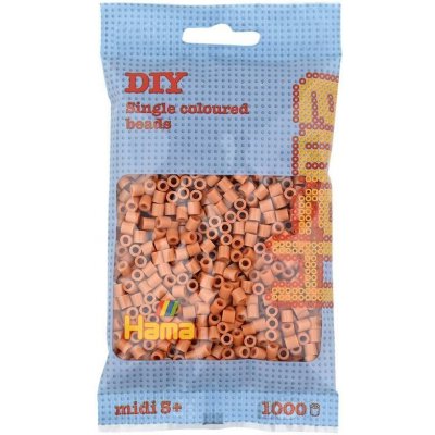 Hama MIDI Zažehlovací korálky 1000 ks - světle hnědé – Sleviste.cz