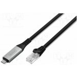 Digitus AK-300601-100-S USB 3.2 Gen 1 RJ45 vidlice USB C vidlice niklovaný 10m – Zboží Živě