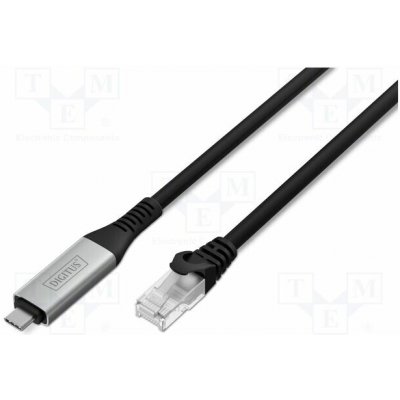 Digitus AK-300601-100-S USB 3.2 Gen 1 RJ45 vidlice USB C vidlice niklovaný 10m – Zboží Živě
