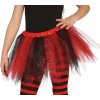 Dětský karnevalový kostým Fiestas Guirca TUTU sukně červeno/černá 30 cm