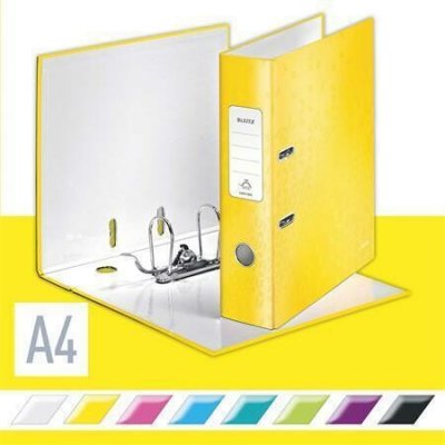 LEITZ Šanon 180° WOW A4 80mm žlutý – Zboží Živě