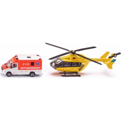 Siku Záchranná servisní sada auto+ vrtulník 1:87 – Zboží Mobilmania