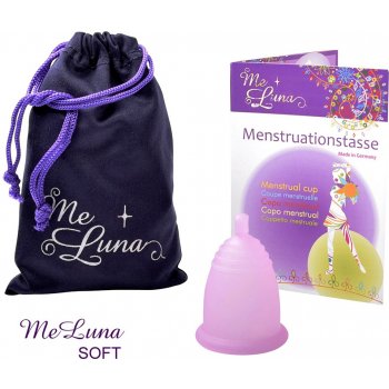 Me Luna menstruační kalíšek S s kuličkou růžová