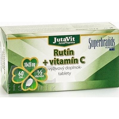 JutaVit Rutin + vitamín C 60 tablet – Zboží Mobilmania