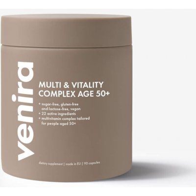 Venira multi & vitality complex age 50+ 90 kapslí – Hledejceny.cz