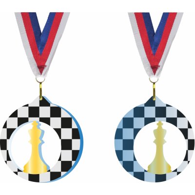 Akrylátová medaile Šachy Zlatá – Zboží Mobilmania