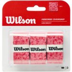 Wilson AbsorbX Overgrip 3 ks Red – Hledejceny.cz