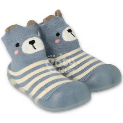 Befado botičky 002P018 tmavomodrá proužek – Zboží Dáma