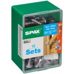 Spax Sada vrutů do dřeva se spojkou 7x35mm 12 Ks + bit T30 – Hledejceny.cz